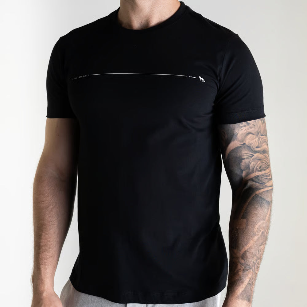 Camiseta Acostamento Wolf 093 Preta