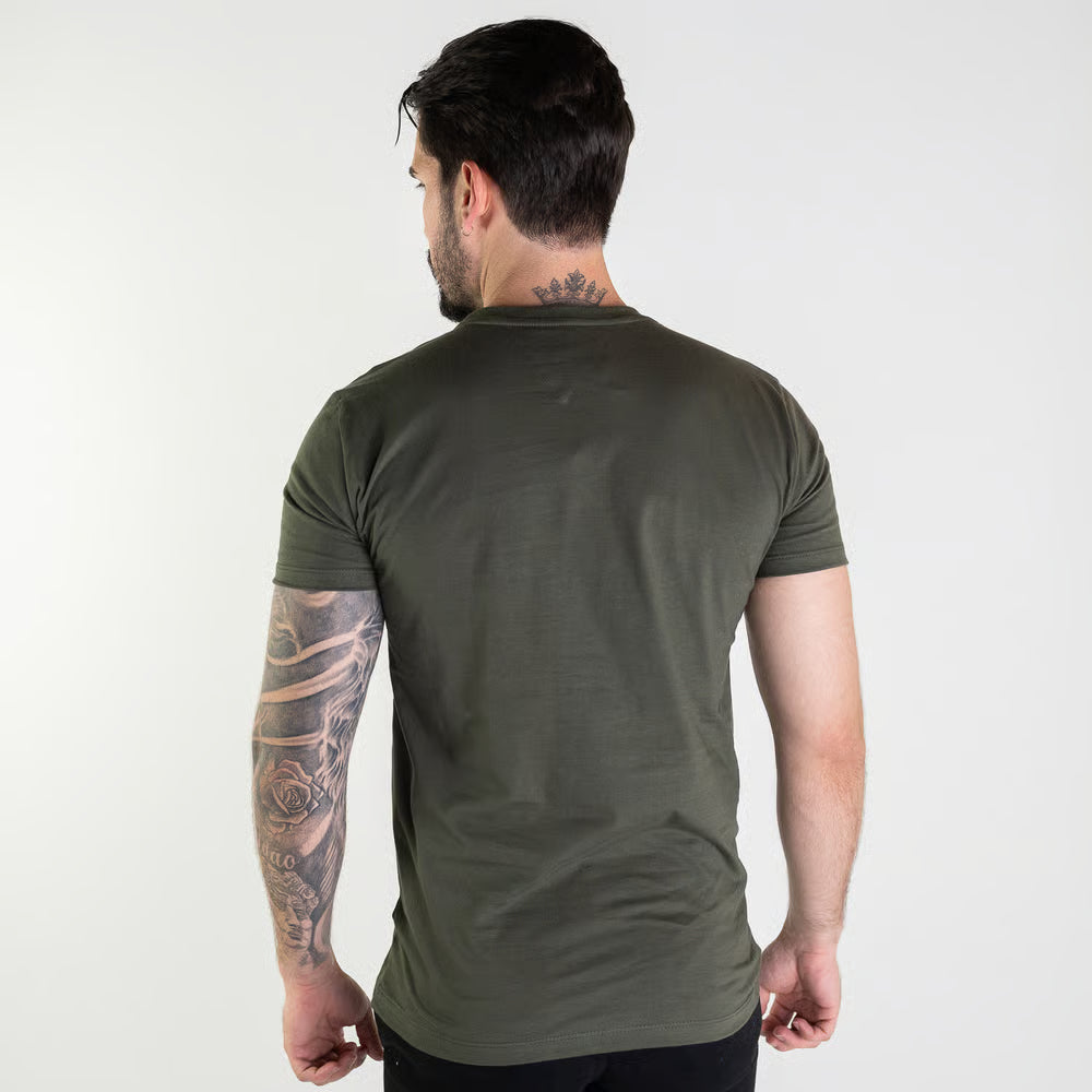 Camiseta Tommy Hilfiger Bàsica Verde Militar