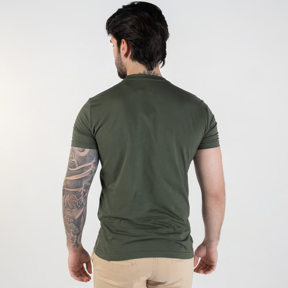 Camiseta Básica RL Verde Militar