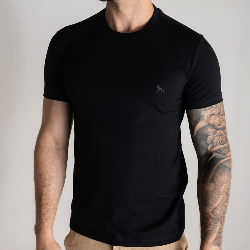 Camiseta Acostamento Básica Preta