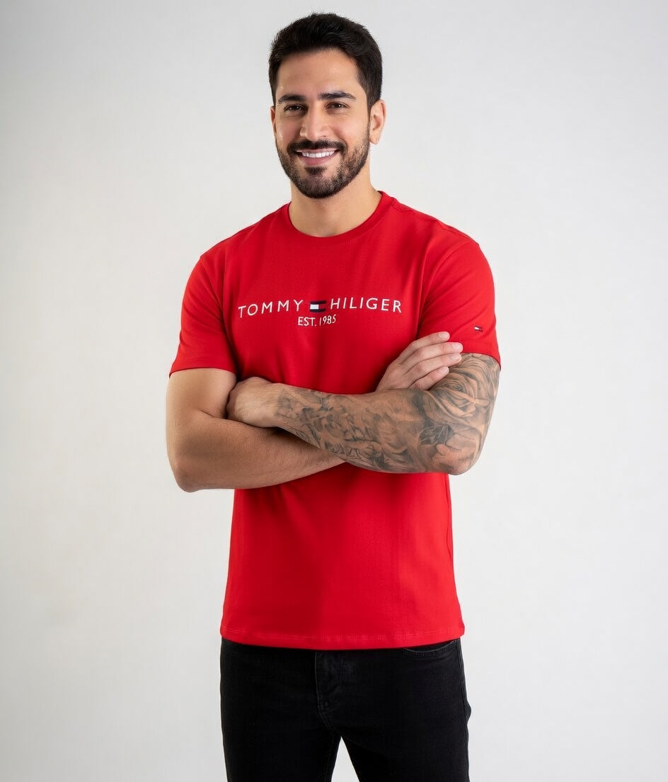Camiseta Tommy Hilfiger 1985 Vermelha