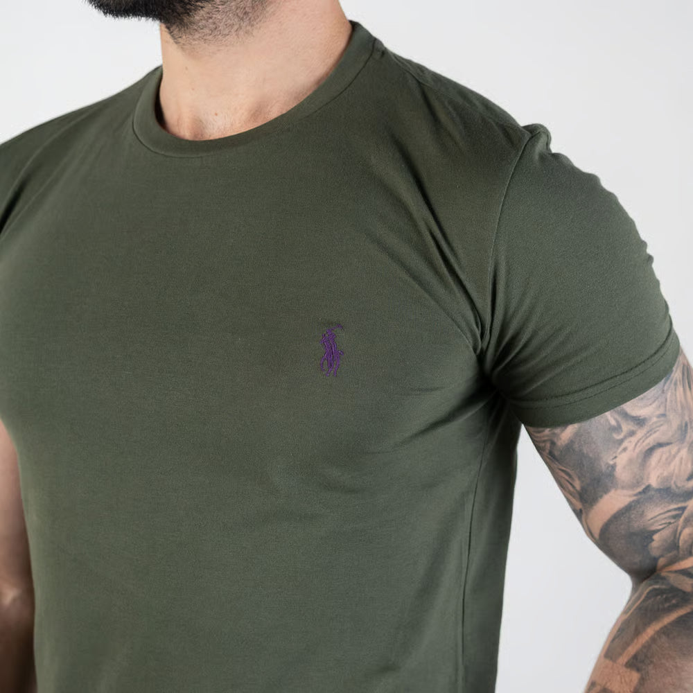 Camiseta Básica RL Verde Militar