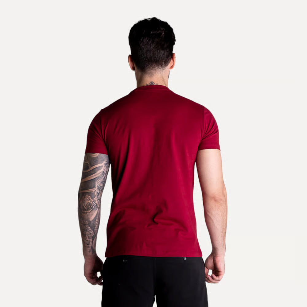Camiseta Acostamento Básica Vermelha