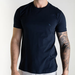 Camiseta Acostamento Básica Azul Petróleo