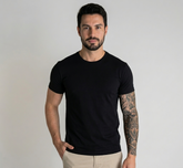 Camiseta Acostamento Básica Preta