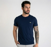 Camiseta Lacoste Algodão Pima Azul Marinho