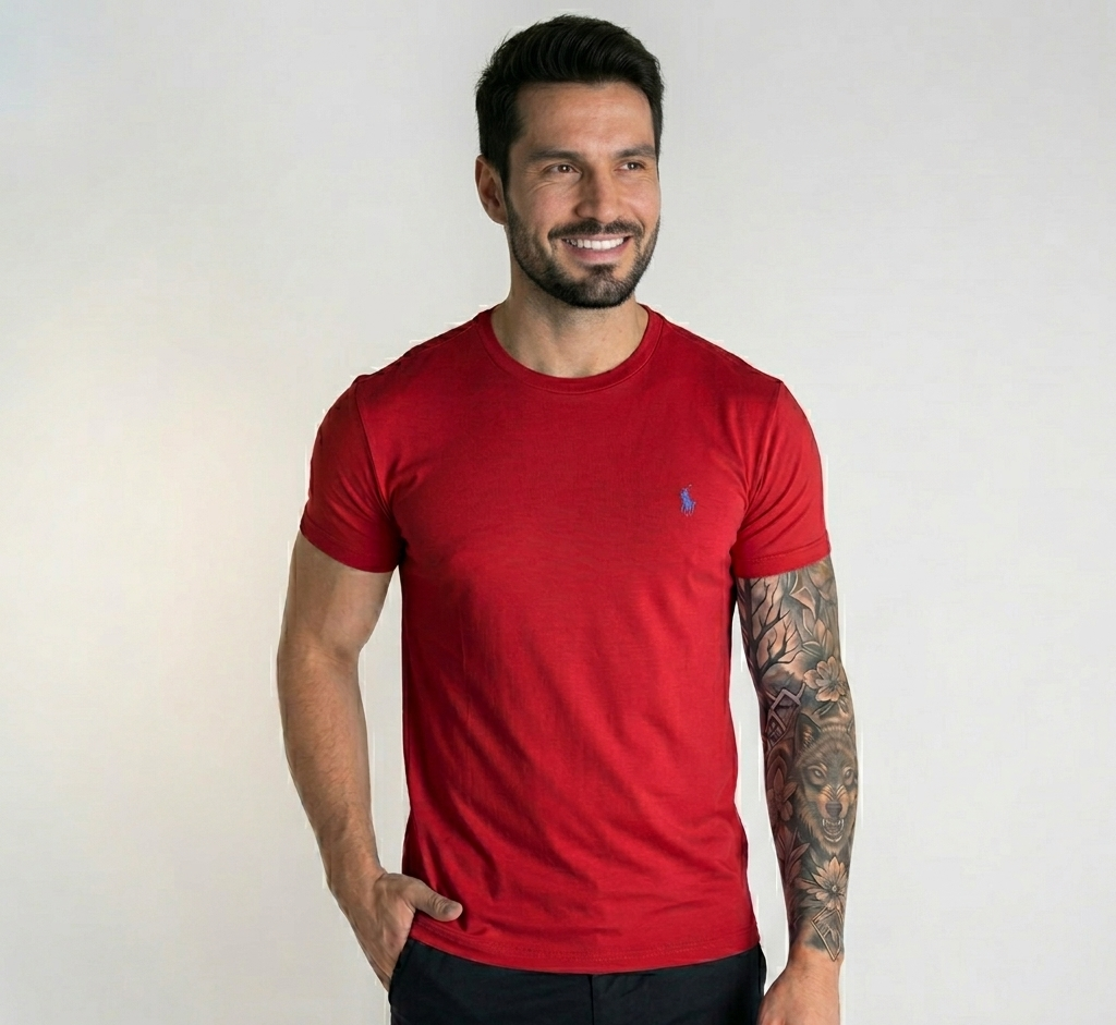 Camiseta Básica RL Vermelha