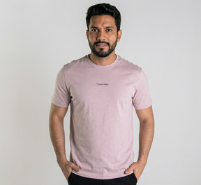 Camiseta Calvin Klein Flamê Rosa Claro