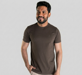 Camiseta Ellus Cotton Outline Classic Marrom