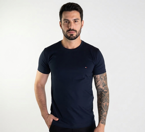 Camiseta Tommy Hilfiger Bàsica Azul Petróleo