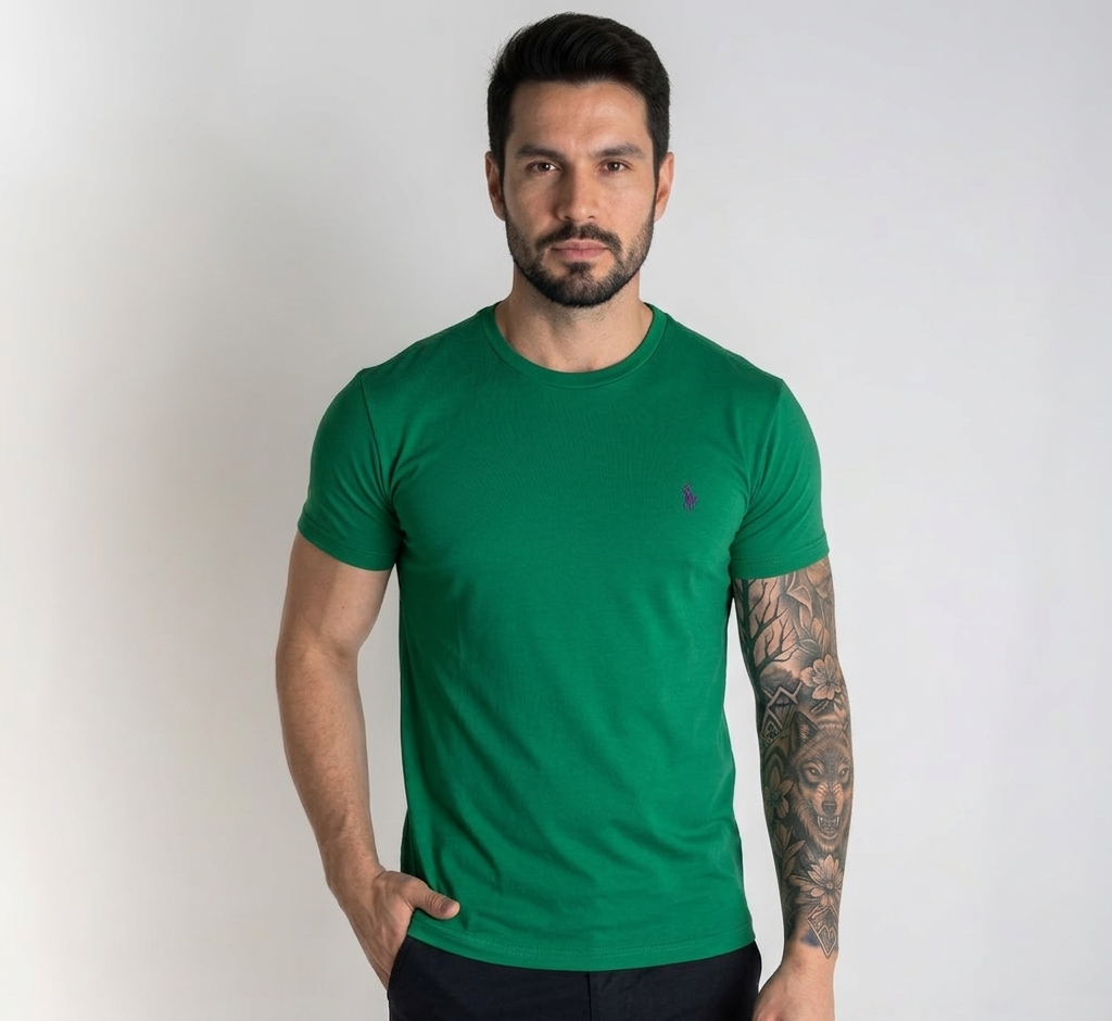 Camiseta Básica RL Verde Bandeira