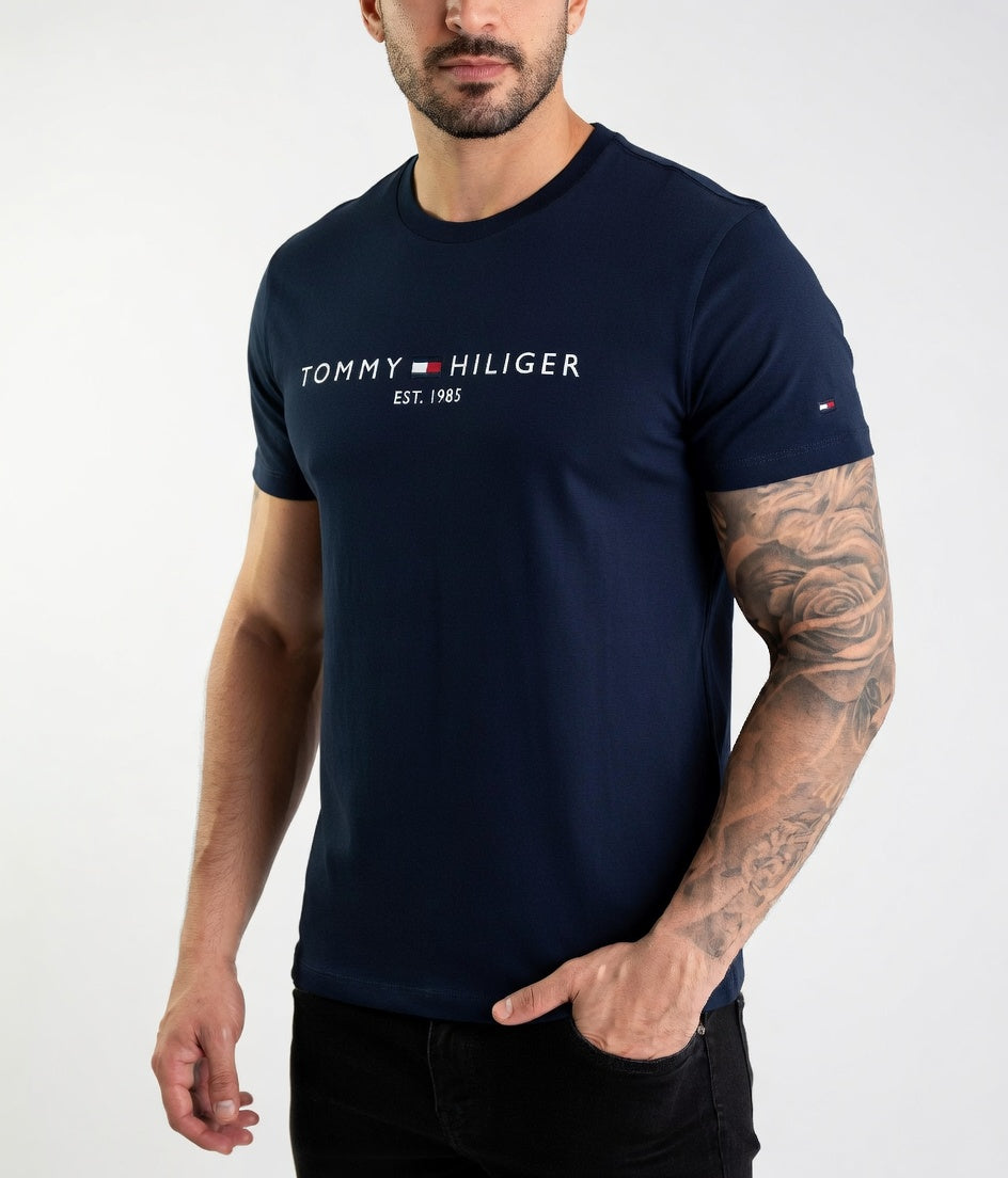 Camiseta Tommy Hilfiger 1985 Preta
