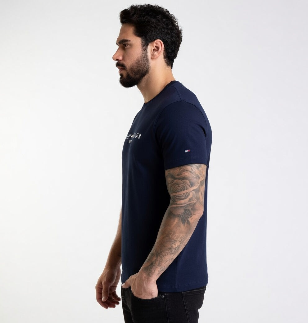 Camiseta Tommy Hilfiger 1985 Azul Marinho